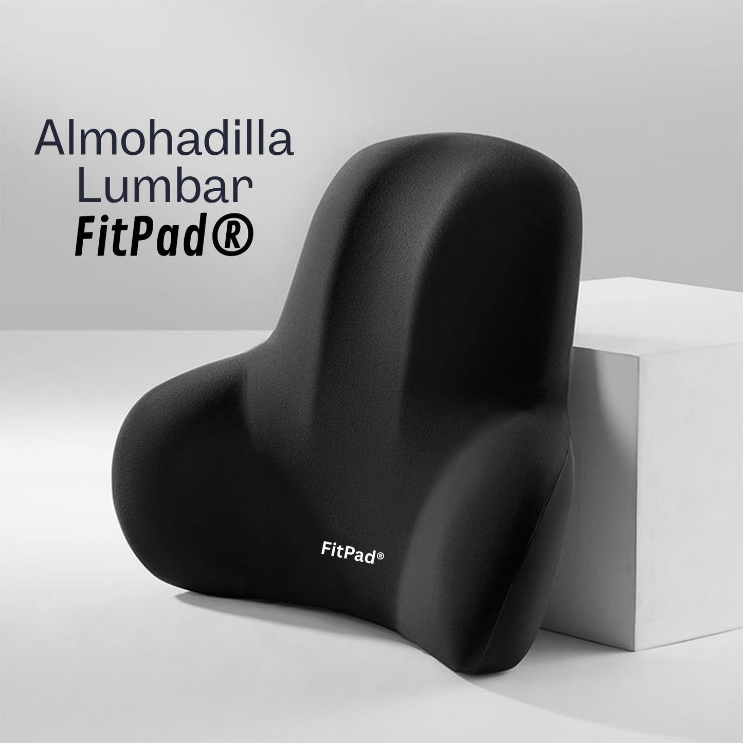 Almohadilla Lumbar FitPad® (Soporte Para Sillas, Asientos y Muebles)