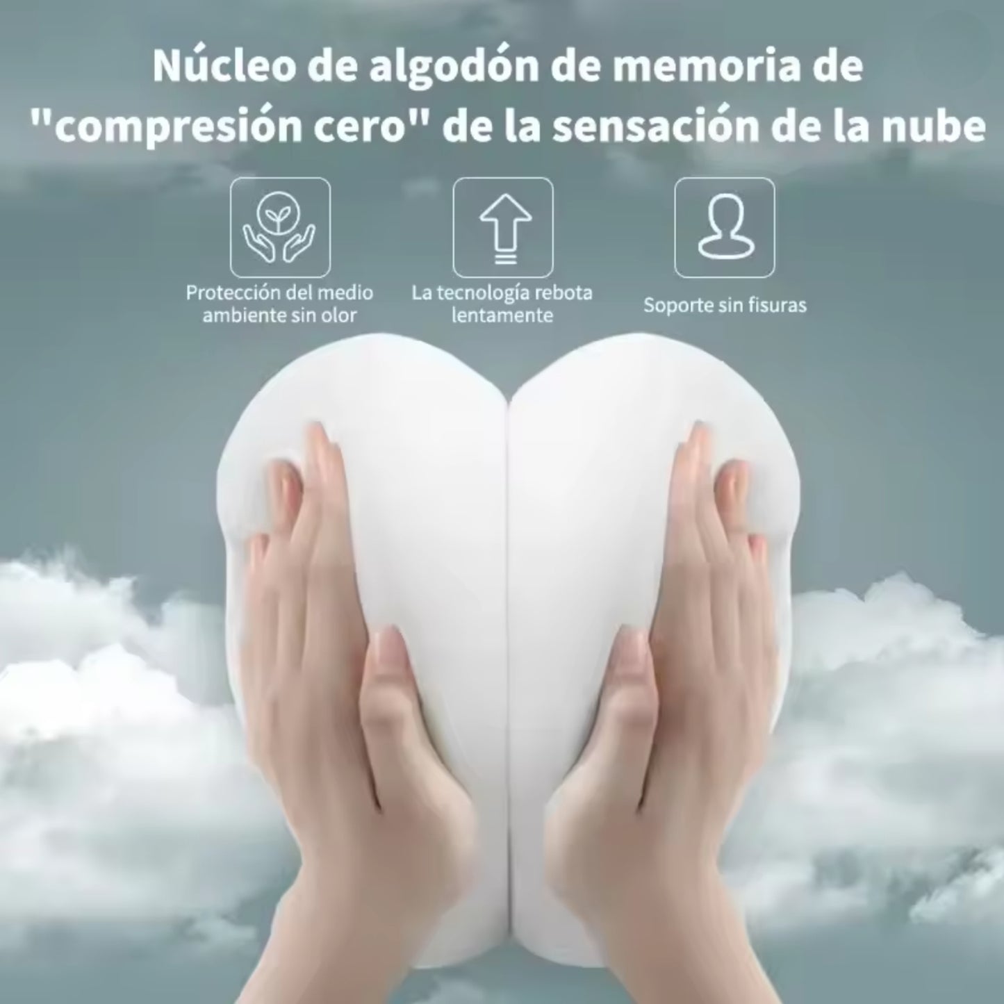Almohadilla Lumbar FitPad® (Soporte Para Sillas, Asientos y Muebles)