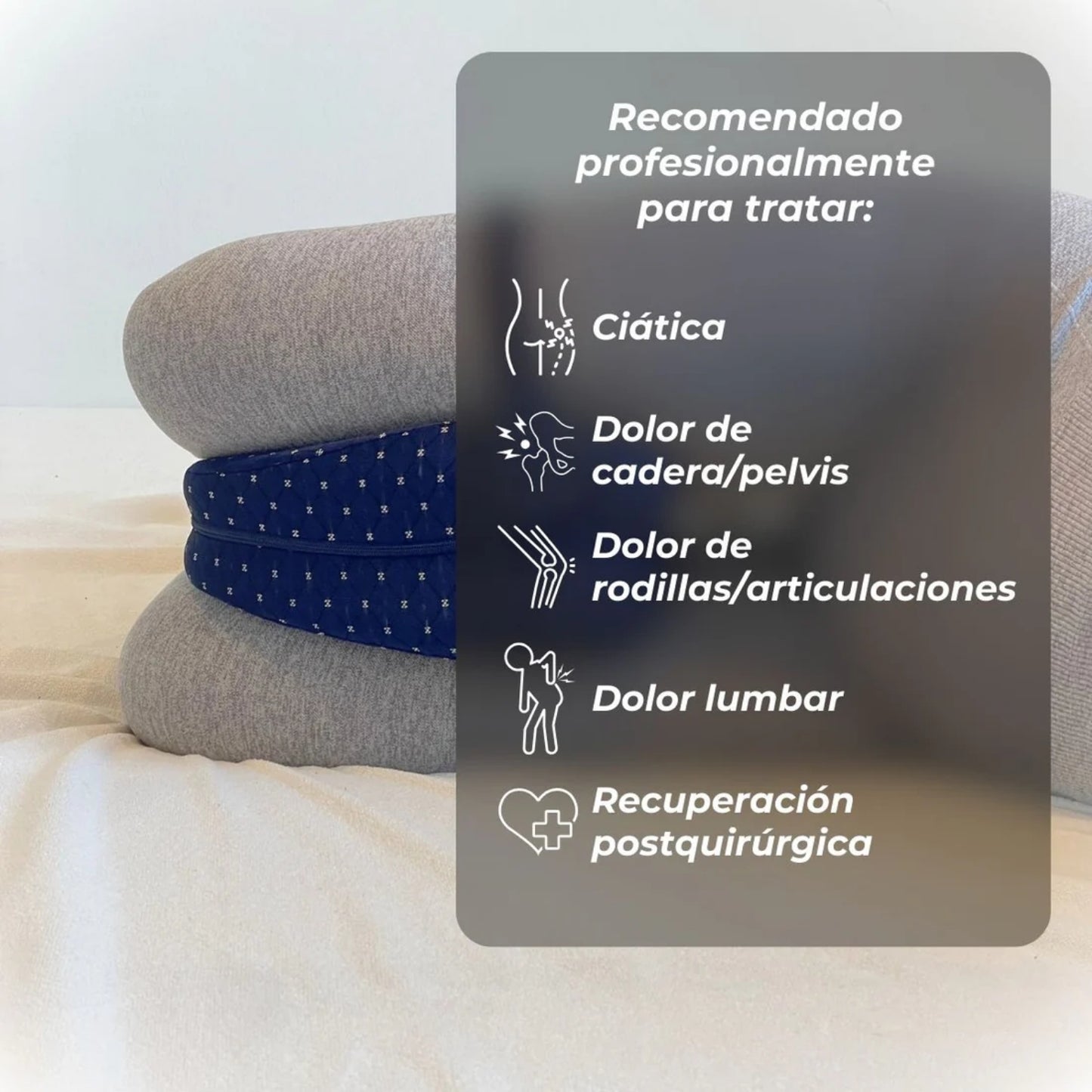 Almohada Ortopédica ErgoFlex® (Para Un Mejor Sueño Y Soporte)