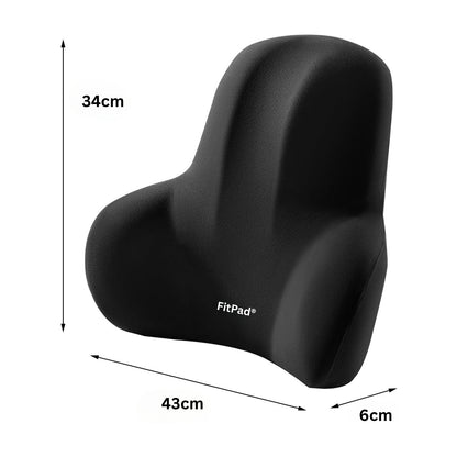 Almohadilla Lumbar FitPad® (Soporte Para Sillas, Asientos y Muebles)